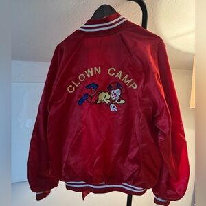 Vintage Clown Camp Red Jacket